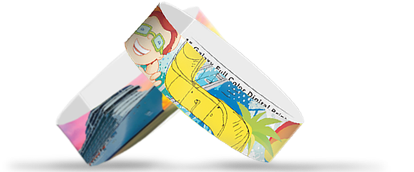 Custom Eco-Galaxy 3/4" x 10" Full Color Wristbands