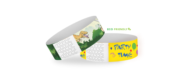 Custom Eco-Galaxy 1" x 10" Full Color Wristbands
