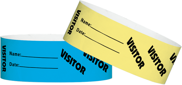 Tyvek® 1" X 10" Visitor Wristbands