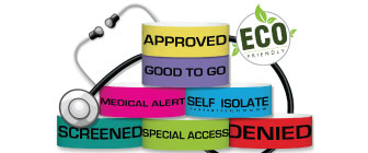 3/4" ECO Galaxy Medical Wristband