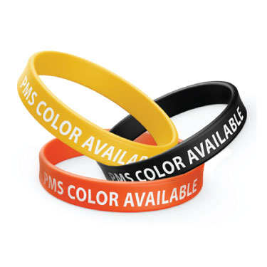 Silicone Solid Wristbands